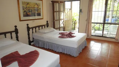 Camera con vista giardino, aria condizionata e letti singoli — Tropical Garden Bungalow