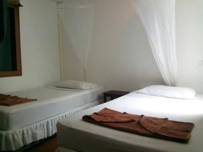 Camera doppia Standard con ventilatore — Tropical Garden Bungalow